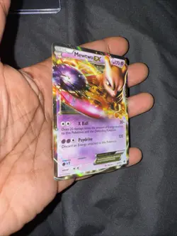 Pokemon TCG English Card Next Destinies Mewtwo EX 54/99 Holo Rare - Image 2