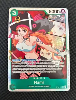 One Piece Card Game Nami - OP02-036 - Paramount War Foil - SR - One Piece LP - Image 1
