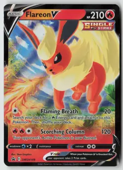 Flareon V - - SWSH149 - SWSH: Sword & Shield Promo Cards Holofoil- PTCG - Image 1