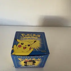 Pokemon Burger King 23k Gold Plated Trading Card PIKACHU Sealed In blue Box - Image 3