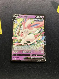 Sylveon V SWSH202 NM -Ultra Rare Pokemon Card- Black Star Promo (3q) - Image 1