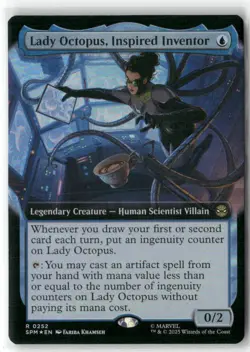Lady Octopus, Inspired Inventor (Extended Art) Marvel's Spider-Foil 252 - Image 1