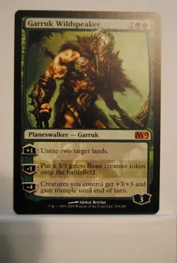 Magic 2010 Core Set M10: Garruk Wildspeaker 183/249 NM - Image 1