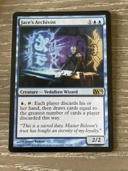 Jace's Archivist Core Set 2012 (M12) MTG NM Magic: The Gathering - Image 1