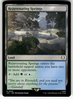 MTG - Rejuvenating Springs Commander: The Lord of the Rings - Image 1