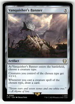 MTG - Vanquisher's Banner Commander: The Lord of the Rings - Image 1