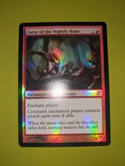 FOIL Curse of the Nightly Hunt x1 Innistrad 1x Magic the Gathering MTG - Image 1