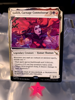 MTG Judith, Carnage Connoisseur Murders at Karlov Manor #0363 Regular Rare - Image 1