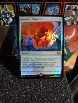 MTG Portal to Phyrexia 240 Foil The Brothers' War Mythic Magic The Gathering - Image 1