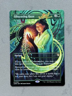 Obscuring Haze (Borderless) #701 Regular CMM Commander Masters MTG - NM - Image 1