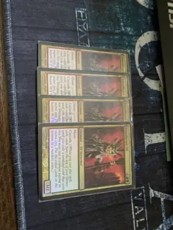 4x Bloodbraid Elf FNM Promos Foil Cascade Red Green - Image 1