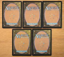 Set of 5 Different FOIL Dragons / Black, Blue, Green, Red, White *NM* MTG Magic - Image 2