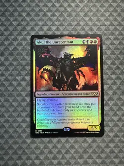 MTG Akul, the Unrepentant #0189 Foil Rare Outlaws of Thunder Junction (OTJ) - Image 1