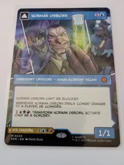 Norman Osborn / Green Goblin 0220 (Borderless) MTG Magic Marvel's Spider-Man - Image 1