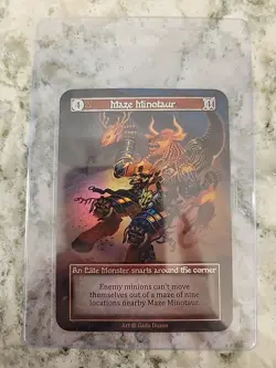 Maze Minotaur Sorcery Contested Realm Alpha Elite Foil - Image 1