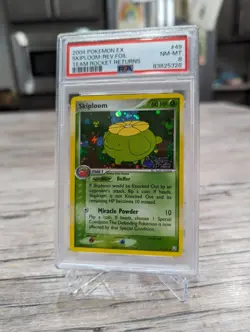 Pokemon PSA 8 NM-MT Skiploom 49/109 EX Team Rocket Returns Reverse Holofoil 2004 - Image 2