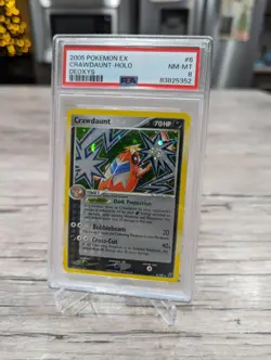 PSA 8 NM Crawdaunt 6/107 Holo Rare EX Deoxys 2005 Pokemon Card - Image 2