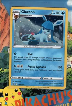Pokemon TCG Glaceon - SWSH192 Promo Holo SWIRL NM/M - Image 1