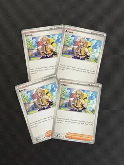 Arven x4 166/198 4x Playset Scarlet & Violet Base Pokemon TCG - Image 1