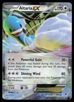 Altaria EX 83/124 Ultra Rare Pokemon XY - Fates Collide NM - Image 1