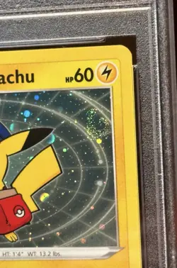 2020 Pokemon SWSH Black Star Promo 074 Special Delivery Pikachu Holo PSA 9 Mint - Image 2
