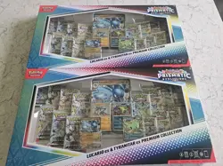 (Lot of 2) Pokemon Lucario Ex & Tyranitar Ex Premium Collection Boxes Prismatic - Image 1