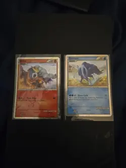 Entei Suicune Pokemon Holo Promo - HGSS20 HGSS21 Mp Rare Pokemon - Image 1