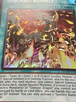3x Synchro Rumble | AGOV-EN060 | Super Rares | NM | 1st Edition | YuGiOh! - Image 3