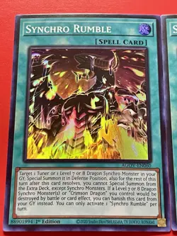 3x Synchro Rumble | AGOV-EN060 | Super Rares | NM | 1st Edition | YuGiOh! - Image 4