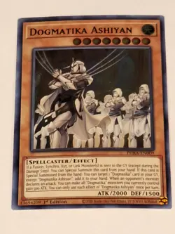 Dogmatika Ashiyan PHRA-EN009 Ultra Rare Yugioh! Holo Foil Nice! - Image 1