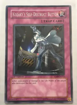 Kozaky's Self-Destruct Button - TLM-EN052 - Rare - 1st Edition M/NM Yugioh - Image 1