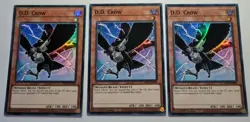 Yugioh! 3x D.D. Crow 1st Ed. RA02-EN002 Super Rare play set 25th - Image 1