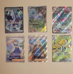 Set Of Six (6) Japanese/English Pokemon Cards NM/M - Image 1