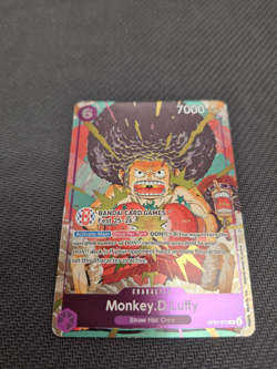 Bandai One Piece TCG Monkey.D.Luffy Bandai Card Fest 25-26 Stamped NM - Image 1