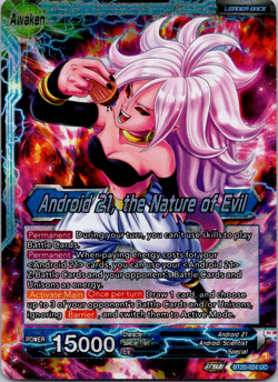 Android 21, the Nature of Evil | Leader Foil | Dragon Ball Super Card Game - Image 1