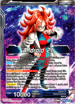 Android 21, the Nature of Evil | Leader Foil | Dragon Ball Super Card Game - Image 2