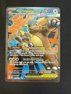 Pokemon TCG Mega Kangaskhan EX Mega Evolution Ultra Rare Full Art Card 164/132 - Image 1
