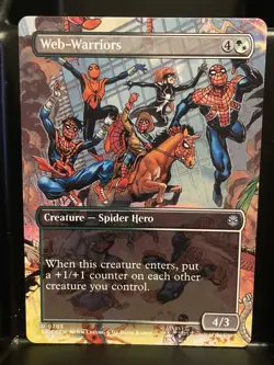 Web-Warriors BORDERLESS SCENE #203 NM/M MTG Spiderman Magic Card - Image 1