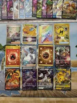 Pokemon Card Full Art Alt Art Fire Dragonite Charizard Mewtwo Arceus 52 Cards - Image 1