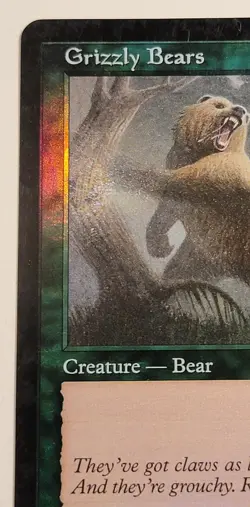 Grizzly Bears 7th Edition Foil MTG Magic Card # 251 7th Ed D.J. Cleland-Hura - Image 2