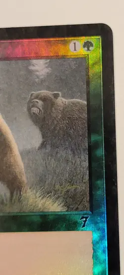 Grizzly Bears 7th Edition Foil MTG Magic Card # 251 7th Ed D.J. Cleland-Hura - Image 3