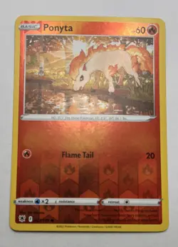 Ponyta Reverse Holo Pokemon Card Astral Radiance 021/189 NM/M - Image 1