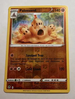 Palossand 100/195 Silver Tempest Reverse Holo Uncommon Pokemon Card Pokemon TCG - Image 1