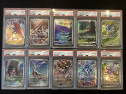 PSA 10 Pokemon Card Japanese Lot Set 10 Ar Art There is scratch on the PSA case - Image 1