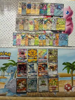 Pokemon Card Full Art Alt Art Fire Fire Rayquaza Charizard Suicune 52 Cards - Image 1