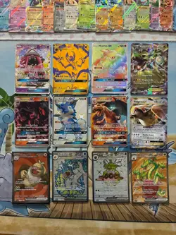 Pokemon Card Full Art Alt Art Fire Fire Rayquaza Charizard Suicune 52 Cards - Image 2