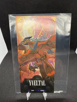 NON TCG Pokemon Elf Eif Origin Collection 3.0 Yveltal Ticket Stub Tall Card Rare - Image 1