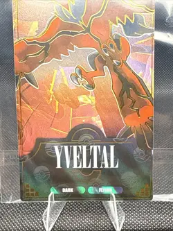 NON TCG Pokemon Elf Eif Origin Collection 3.0 Yveltal Ticket Stub Tall Card Rare - Image 3