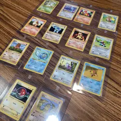 Pokemon TCG Lot of 17 Vintage 1999 Basic Cards - Beedrill, Dragonair, Charmeleon - Image 1