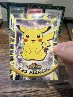 Pokemon Card Pikachu #26 Raichu #27 Topps TV Series Blue Label - 2 Card Set - Image 2